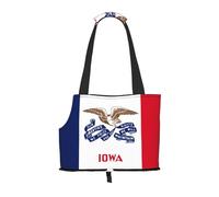 WZYCWB Iowa state flag Lightweight travel bag for cats & breathable small dog shoulder bag for easy portability