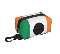 WZYCWB Irish flag Printed Pet Travel Storage Bag - Portable Drawstring Cleanup Bag for Hiking and Camping