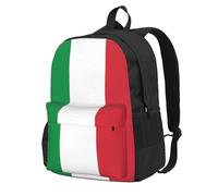 WZYCWB Italian flag Adult backpack Lightweight storage backpack suitable for outdoor camping and hiking