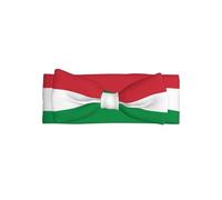 WZYCWB Italian Flag Bow Headband Children Elastic Bow Hair Accessories 0-6 Months Hair Bows for Newborns Infants Toddlers