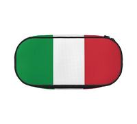 WZYCWB Italian Flag Large Capacity Pencil Bag - Multifunctional Storage Box, Portable and Durable Pencil Bag for Office and School Supplies