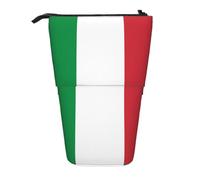 WZYCWB Italian Flag Retractable Storage Container for Pen Holders, Makeup Brush Holders, or Coin Drawstring Bags.