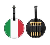WZYCWB Italian Flag Special Printed Golf tee Storage Bag - Portable Hanging Buckle Design