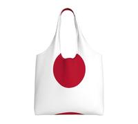 WZYCWB Japanese flag Printed single-shoulder canvas bag, fashionable daily canvas bag, suitable for daily travel and shopping