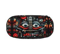 WZYCWB Kasbah Style Large Capacity Pencil Bag - Multifunctional Storage Box, Portable and Durable Pencil Bag for Office and School Supplies