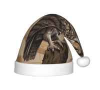 WZYCWB King Owl Patterned Christmas Hats for Kids, Cute Pointed Hats, Christmas Party Decorations and Gifts for Family Gatherings