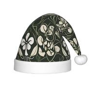 WZYCWB Kyle Shamrock Patterned Christmas Hats for Kids, Cute Pointed Hats, Christmas Party Decorations and Gifts for Family Gatherings