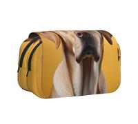 WZYCWB Labrador dog portrait Printing Portable Pencil Case ideal for organizing pens in the office or storing makeup brushes