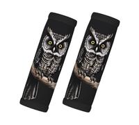 WZYCWB Late Night Owl Printed Suitcase Handle Cover - wear-Resistant Trolley Cover, a Must-Have for Travel