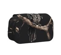 WZYCWB Late Night Owl Printing Portable Pencil Case ideal for organizing pens in the office or storing makeup brushes