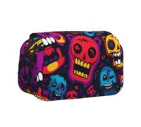 WZYCWB laugh heartily Printing Portable Pencil Case ideal for organizing pens in the office or storing makeup brushes
