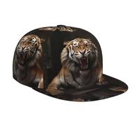 WZYCWB Leaping Tiger Pattern Sports Baseball caps, Golf, Fishing, Cycling Sun Hats Black