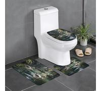 WZYCWB Leisurely Duckling Bathroom non-slip mat set bedroom floor mat bathtub home decoration plush rug