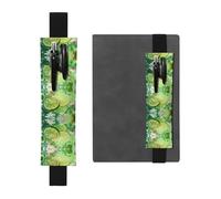 WZYCWB Lemons in The Water Printed Large-Capacity PVC Pen Holder + Creative Diary Pen Bag Set with Elastic Band Anti-Slip Design