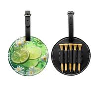 WZYCWB Lemons in The Water Special Printed Golf tee Storage Bag - Portable Hanging Buckle Design