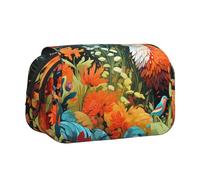 WZYCWB Light Fox Printing Portable Pencil Case ideal for organizing pens in the office or storing makeup brushes
