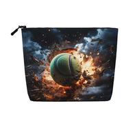 WZYCWB Lightning Fever Tennis Patterned cosmetic bag, travel cosmetic bag, multifunctional storage bag, storage for daily necessities