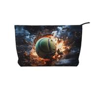 WZYCWB Lightning Fever Tennis Patterned Toiletry Storage Bag, Essential for organizing Cosmetics and Skincare Products.
