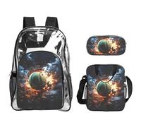 WZYCWB Lightning Fever Tennis Printed backpack set | Lunch bag and pencil case | Perfect for work, business trips, and vacations.