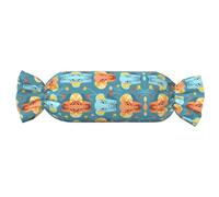 WZYCWB Little Elephant Blossom Patterned Cylindrical Pillows are Perfect for Long-haul Flights, naps at The Office, and Relaxation at Home.