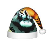 WZYCWB Little fat tiger head Patterns Kids' Christmas Party Hats, Soft and Comfortable, Gentle on Skin, Kindergarten Class Party Gifts