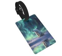 WZYCWB Little Polar Bear Pattern Luggage Tags - Airplane Travel Accessories, Backpack and Luggage Tags