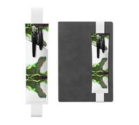 WZYCWB Lizard looking up at the sky Leather Pen Holder Bookmark, Adjustable Leather Pen Holder, Perfect for Back to School Christmas Gifts