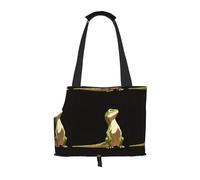 WZYCWB Lizard with its head raised Printed Pet Shoulder Bag - Lightweight, Breathable Travel Small Pet Shoulder Bag