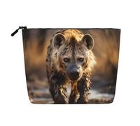 WZYCWB Lone Hyena Patterned cosmetic bag, travel cosmetic bag, multifunctional storage bag, storage for daily necessities