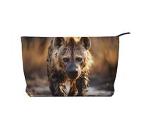 WZYCWB Lone Hyena Printed Cosmetic Storage Bag, Perfect for Business Trips and Travel.
