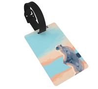 WZYCWB Lonely Monkey Pattern Luggage Tags - Airplane Travel Accessories, Backpack and Luggage Tags