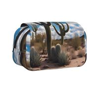 WZYCWB lots of cactus Portable Pencil Case ideal for organizing pens in the office or storing makeup brushes