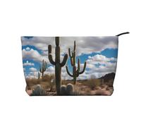 WZYCWB Lots of Cactus Printed Cosmetic Storage Bag, Perfect for Business Trips and Travel.