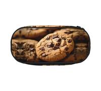 WZYCWB Lots of Cookies. Large Capacity Pencil Bag - Multifunctional Storage Box, Portable and Durable Pencil Bag for Office and School Supplies