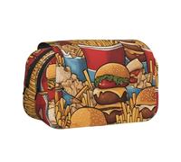WZYCWB Lots of cute fries Portable Pencil Case ideal for organizing pens in the office or storing makeup brushes