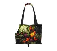 WZYCWB Lots of fresh vegetables Lightweight travel bag for cats & breathable small dog shoulder bag for easy portability