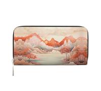 WZYCWB Lots of peaks. Printed zippered wallet perfect for travel, business, and everyday wear. Holds cell phones and cash.