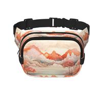 WZYCWB Lots of Peaks. Sports Waist Bag, Trendy and Fashionable Crossbody Bag, Lightweight Travel Small Bag