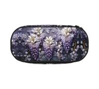 WZYCWB Lots of Violets Large Capacity Pencil Bag - Multifunctional Storage Box, Portable and Durable Pencil Bag for Office and School Supplies