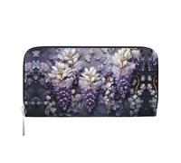 WZYCWB Lots of violets Printed zippered wallet perfect for travel, business, and everyday wear. Holds cell phones and cash.