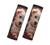 WZYCWB Love Card Fancy Puppy Printed Suitcase Handle Cover - wear-Resistant Trolley Cover, a Must-Have for Travel
