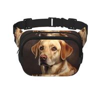 WZYCWB Lovely Labrador Sports Waist Bag, Trendy and Fashionable Crossbody Bag, Lightweight Travel Small Bag