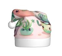 WZYCWB Lovely succulent plants Adult Christmas hats and printed party hats are perfect for New Year's Christmas and family parties