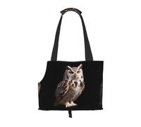 WZYCWB Lucky Owl Printed Pet Shoulder Bag - Lightweight, Breathable Travel Small Pet Shoulder Bag