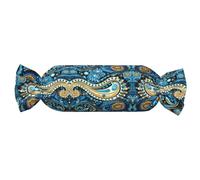 WZYCWB Luxurious Vibrant Colors Patterned Cylindrical Pillows are Perfect for Long-haul Flights, naps at The Office, and Relaxation at Home.