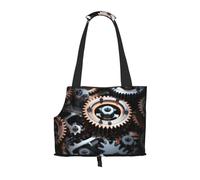 WZYCWB machine gear Printed Pet Shoulder Bag - Lightweight, Breathable Travel Small Pet Shoulder Bag