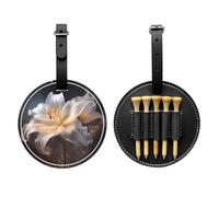 WZYCWB Magic Lily Special Printed Golf tee Storage Bag - Portable Hanging Buckle Design