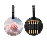 WZYCWB Magic Rose Special Printed Golf tee Storage Bag - Portable Hanging Buckle Design