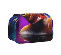 WZYCWB Magical Colored Snails Printing Portable Pencil Case ideal for organizing pens in the office or storing makeup brushes