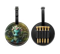 WZYCWB Magical Little menglong Special Printed Golf tee Storage Bag - Portable Hanging Buckle Design
